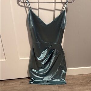 Windsor Green Slip Mini Dress Spaghetti Strap Cocktail